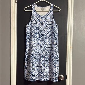 Belle Sky Babydoll Tank Dress Spring Summer Stretch Racerback Size: M